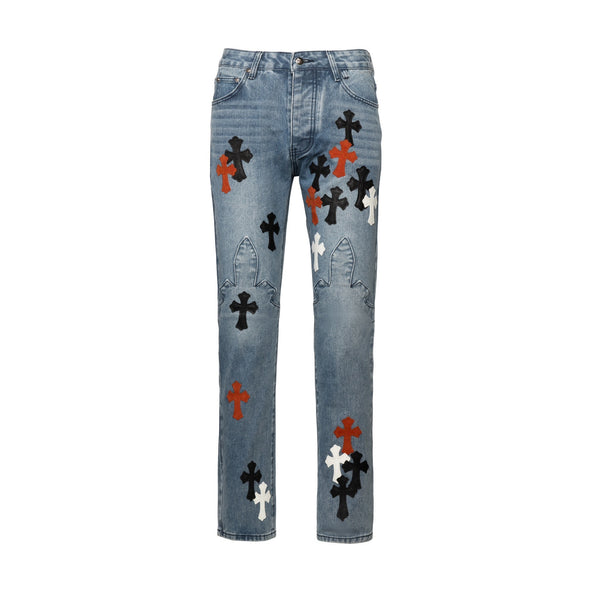 EXCLUSIVE CROSS PATCH DENIM
