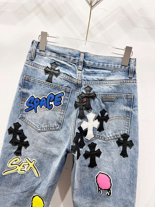EXCLUSIVE CROSS PATCH DENIM