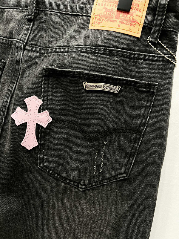 EXCLUSIVE CROSS PATCH DENIM