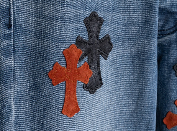 EXCLUSIVE CROSS PATCH DENIM