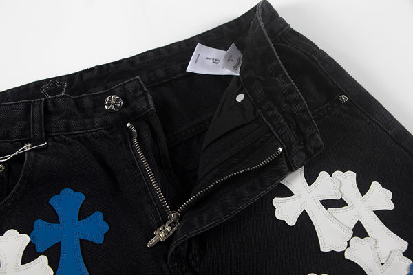 EXCLUSIVE CROSS PATCH DENIM
