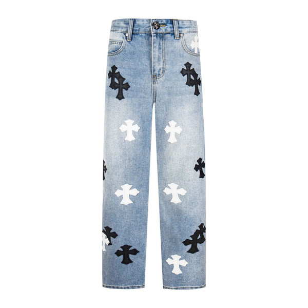 EXCLUSIVE CROSS PATCH DENIM