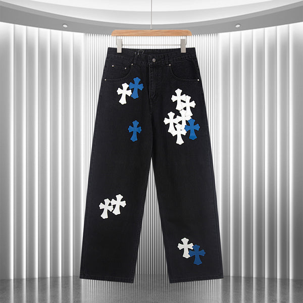 EXCLUSIVE CROSS PATCH DENIM