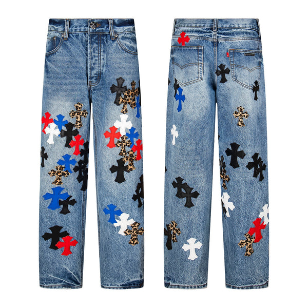 EXCLUSIVE CROSS PATCH DENIM