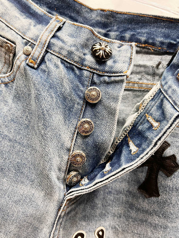EXCLUSIVE CROSS PATCH DENIM