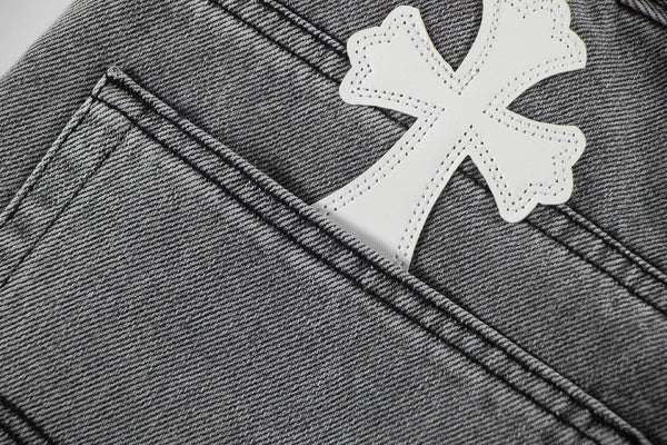 EXCLUSIVE CROSS PATCH DENIM