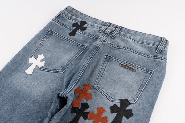 EXCLUSIVE CROSS PATCH DENIM