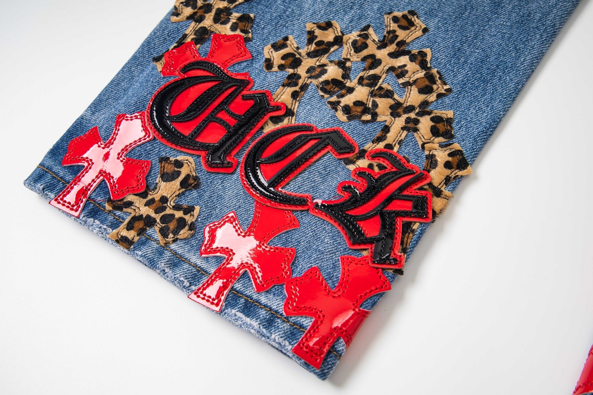 EXCLUSIVE F YOU CROSS PATCH DENIM