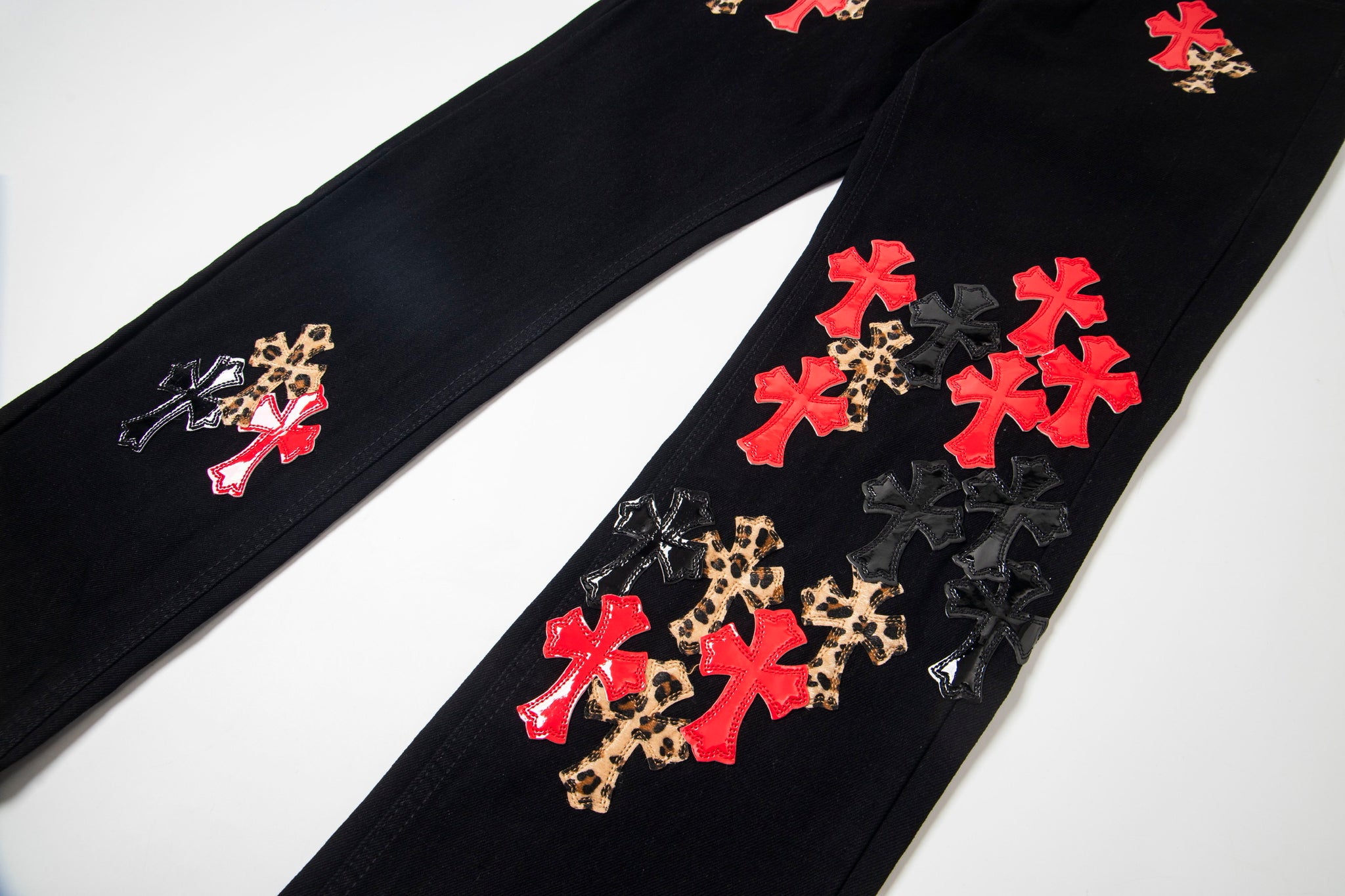 EXCLUSIVE ST. BARTH CITY CROSS PATCH DENIM