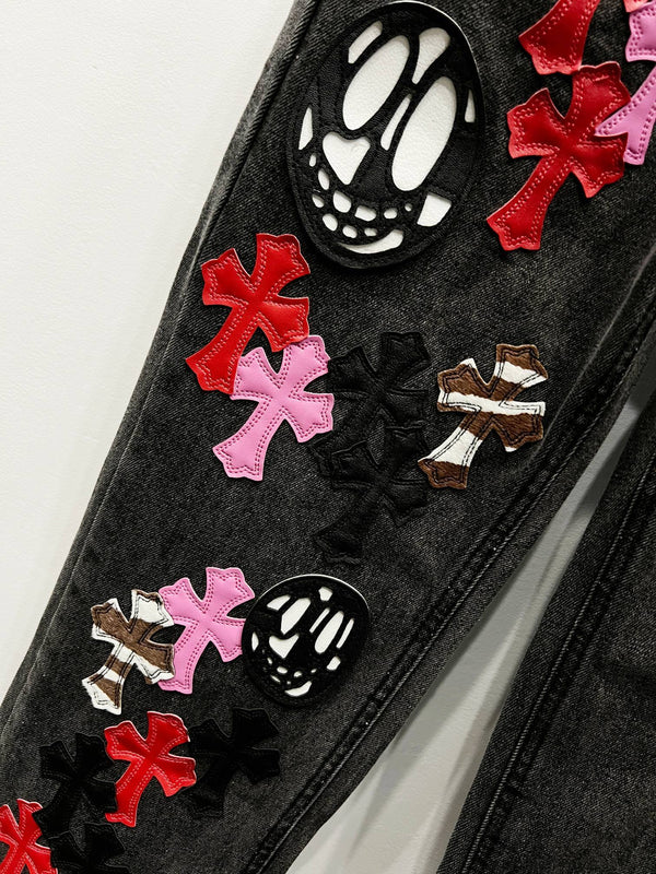 EXCLUSIVE CROSS PATCH DENIM
