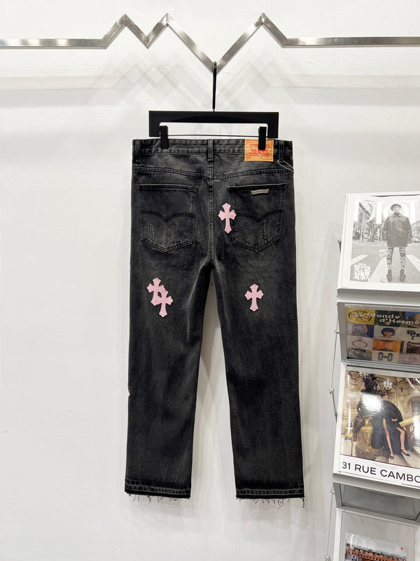 EXCLUSIVE CROSS PATCH DENIM