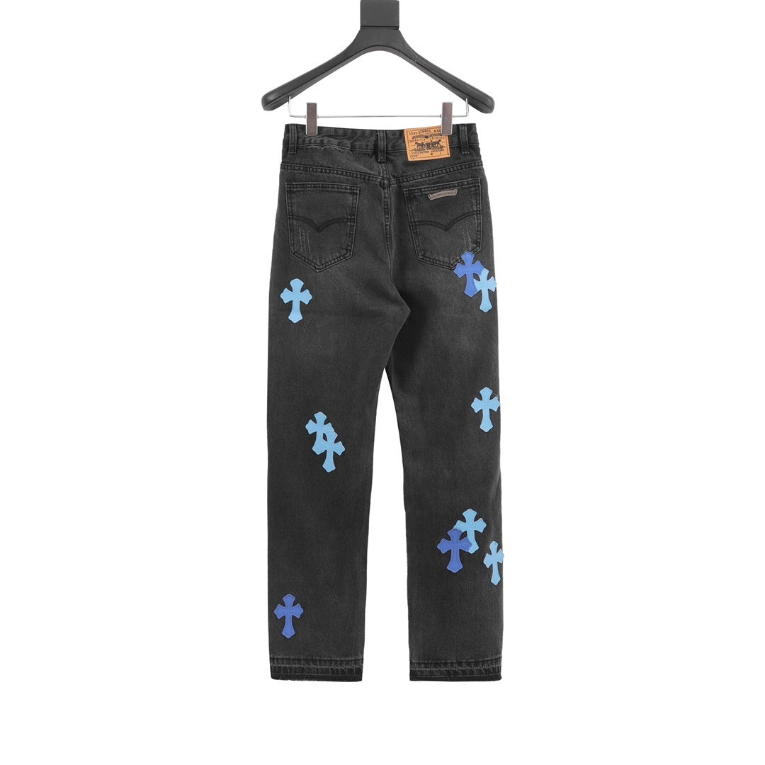 EXCLUSIVE CROSS PATCH DENIM