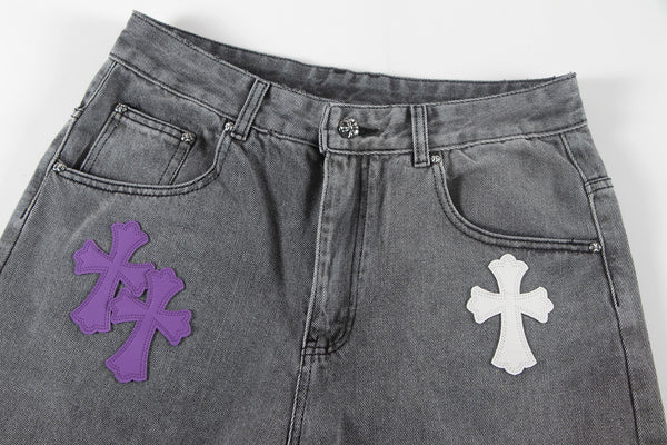 EXCLUSIVE CROSS PATCH DENIM
