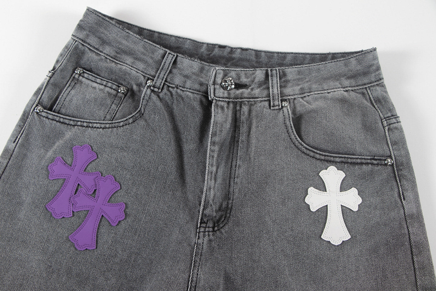 EXCLUSIVE CROSS PATCH DENIM