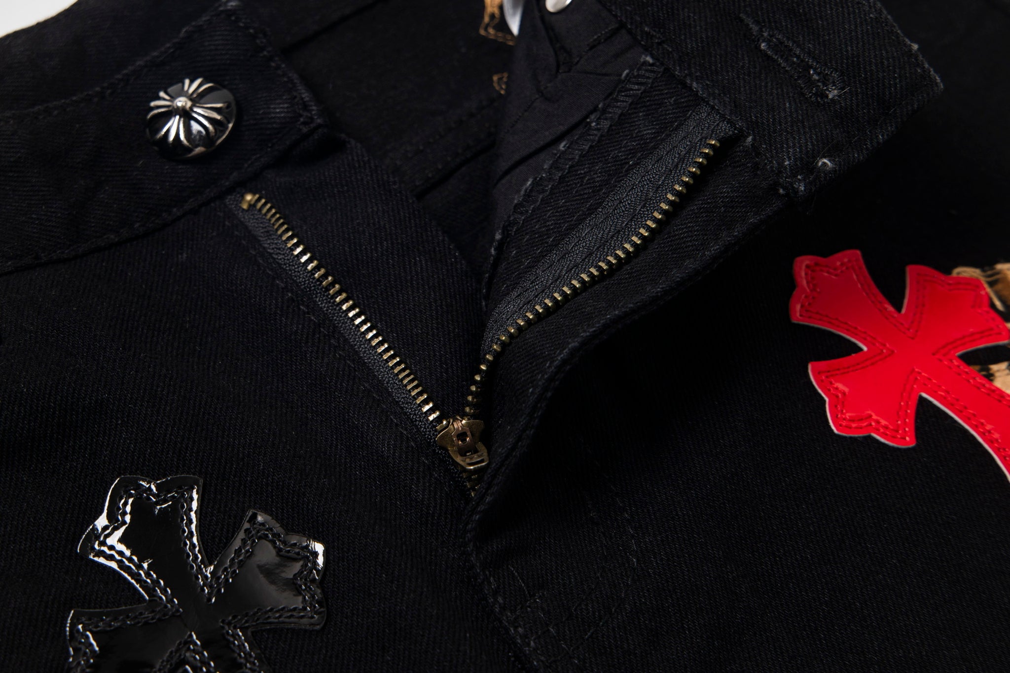 EXCLUSIVE ST. BARTH CITY CROSS PATCH DENIM