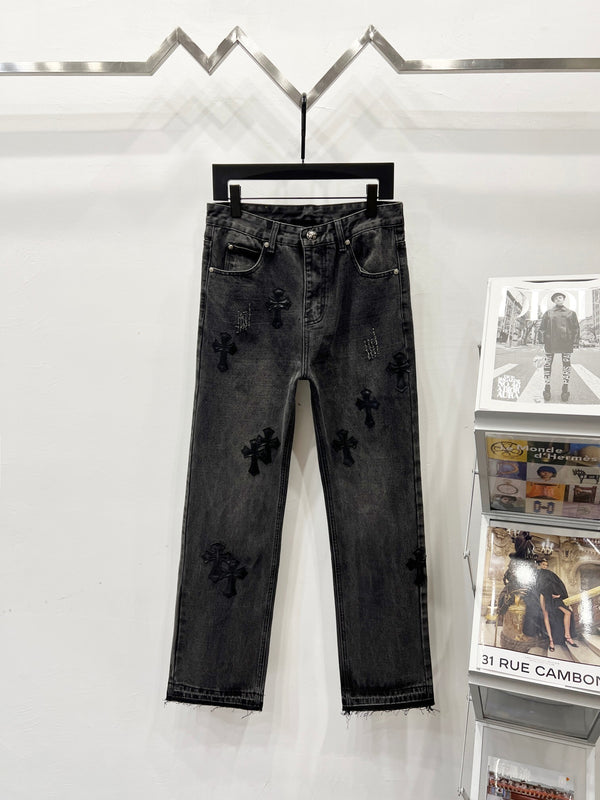 EXCLUSIVE CROSS PATCH DENIM