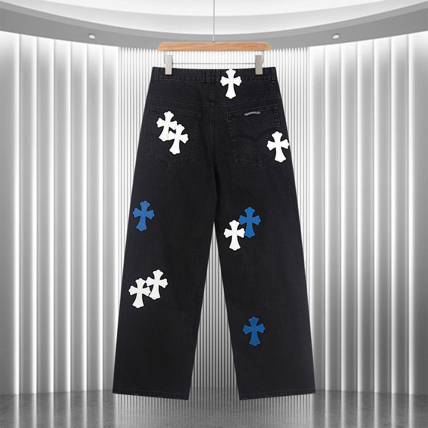 EXCLUSIVE CROSS PATCH DENIM
