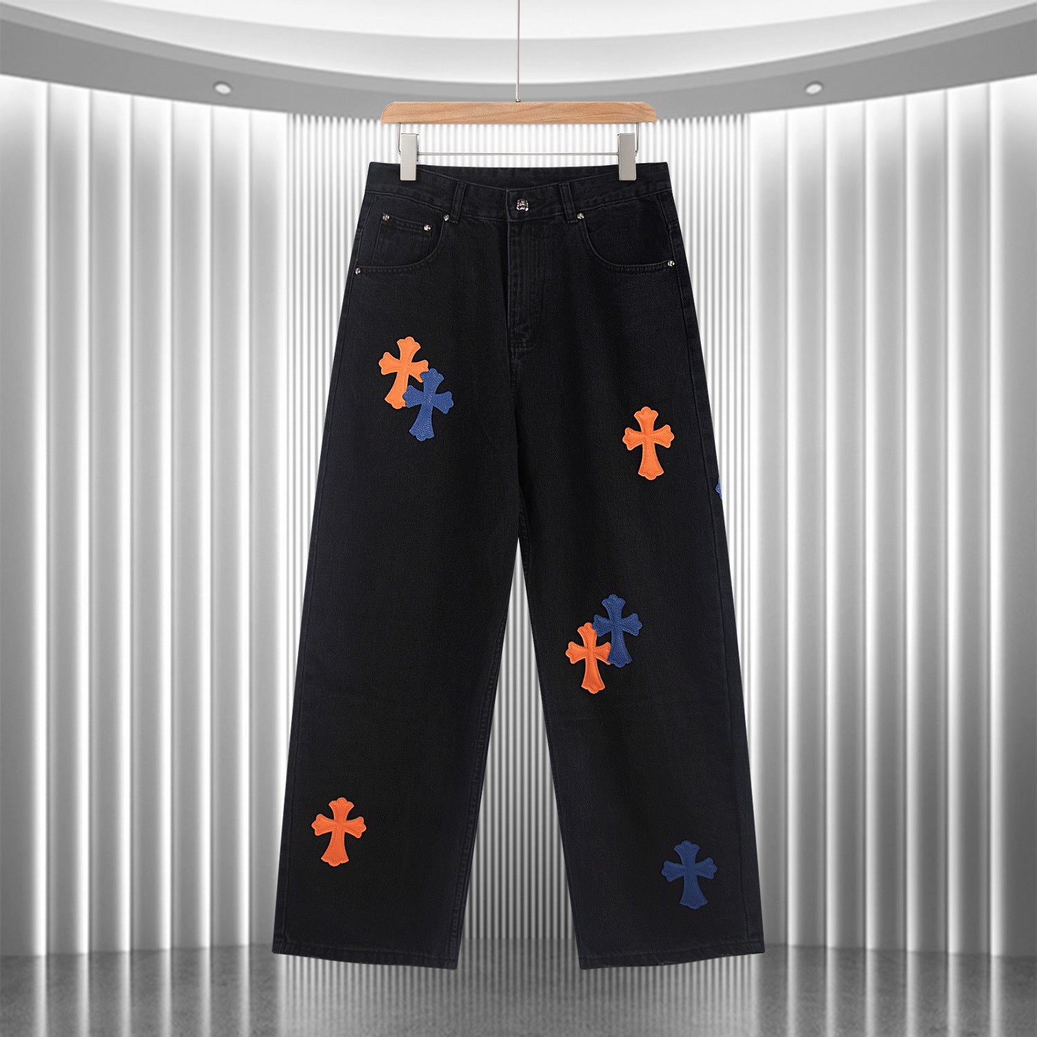 EXCLUSIVE CROSS PATCH DENIM