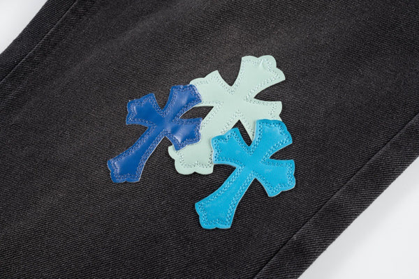 EXCLUSIVE CROSS PATCH DENIM