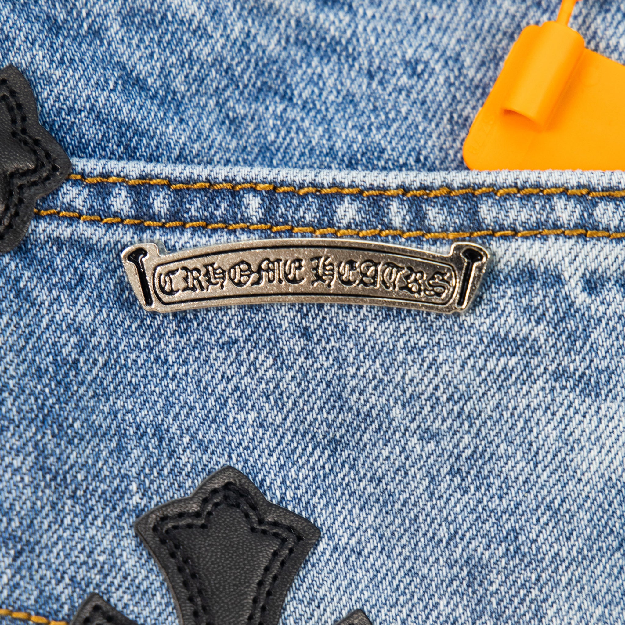 EXCLUSIVE SEX CROSS PATCH DENIM