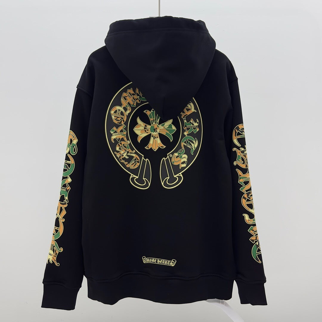 EXCLUSIVE CAMO ZIP UP HOODIE