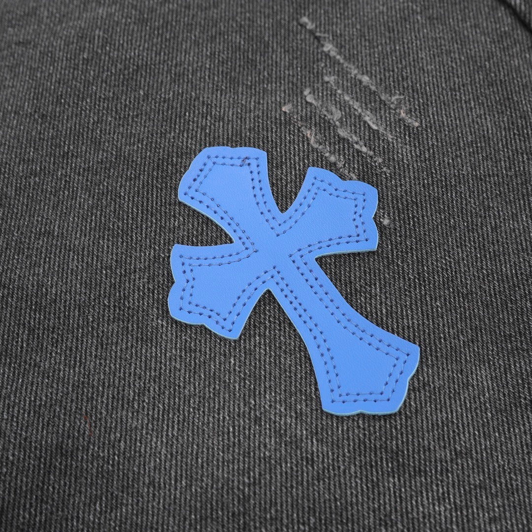 EXCLUSIVE CROSS PATCH DENIM