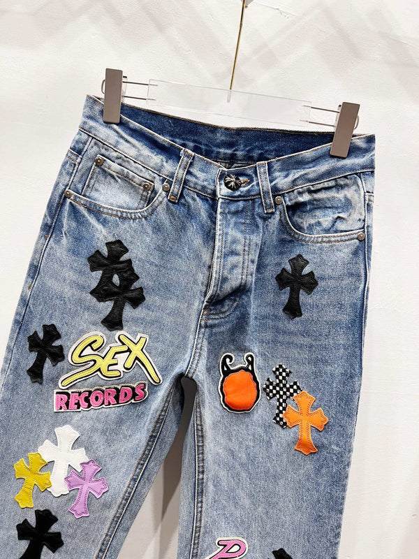 EXCLUSIVE CROSS PATCH DENIM