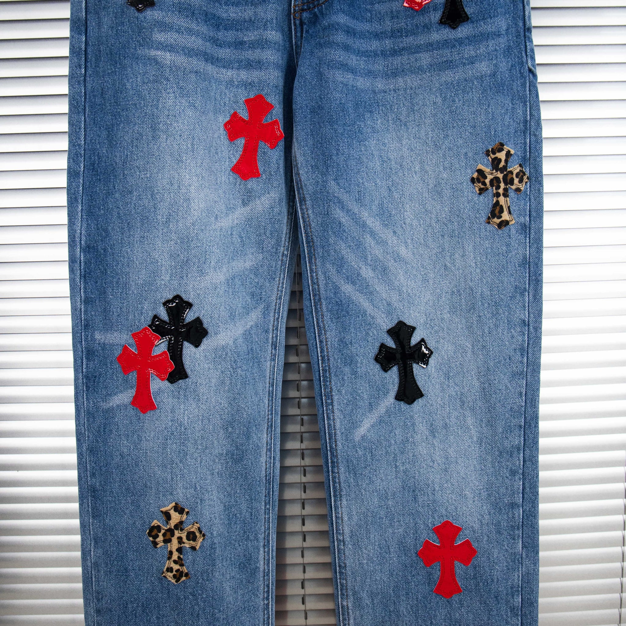 EXCLUSIVE F YOU CROSS PATCH DENIM