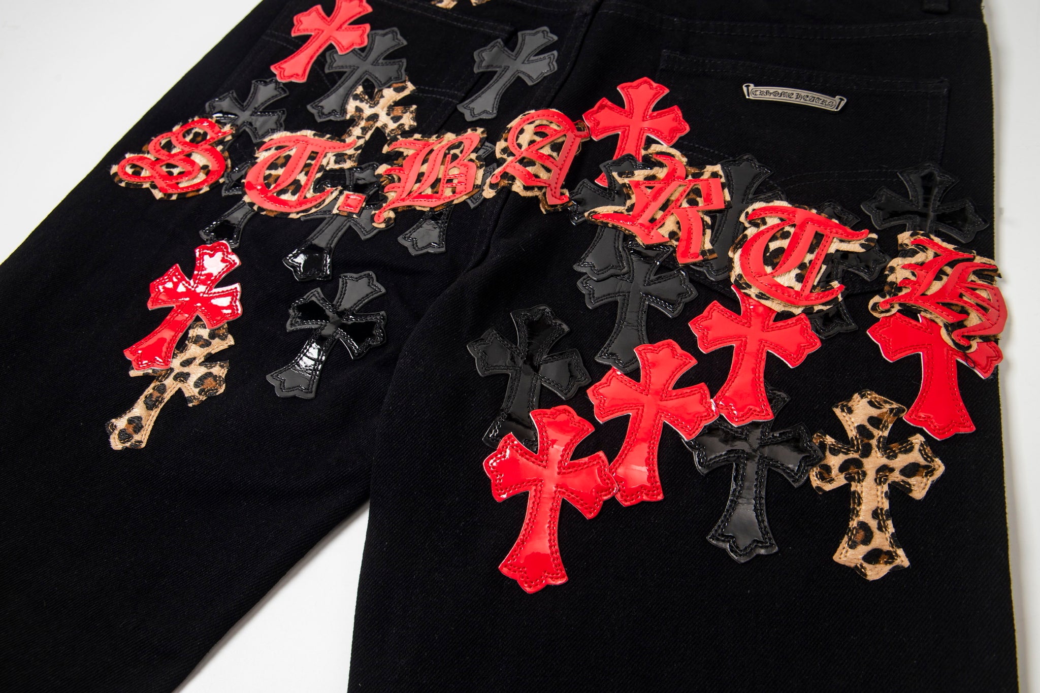 EXCLUSIVE ST. BARTH CITY CROSS PATCH DENIM