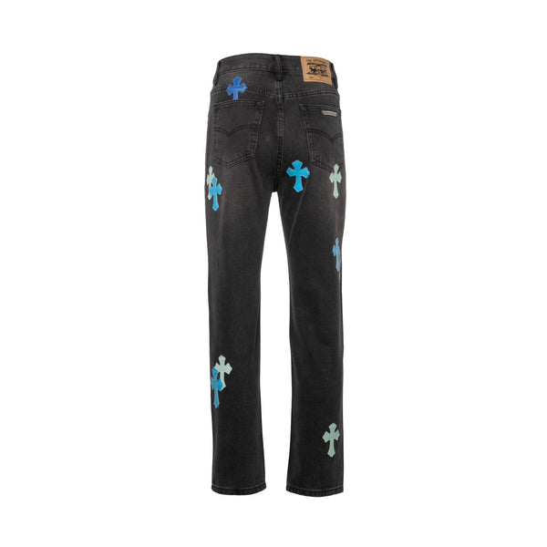 EXCLUSIVE CROSS PATCH DENIM