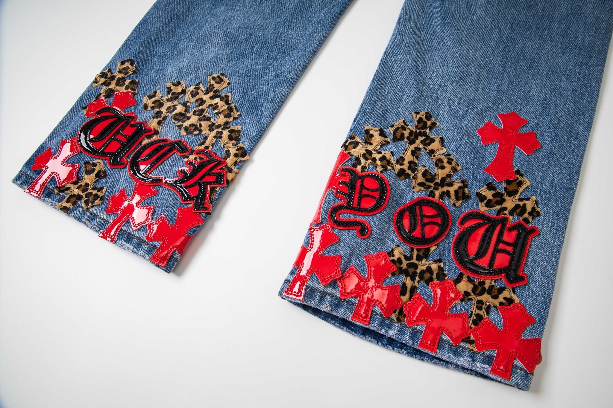 EXCLUSIVE F YOU CROSS PATCH DENIM